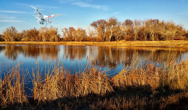 State-of-the-art technologie in opkomst: vissen met drones